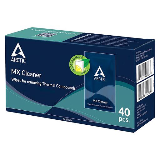 Аксессуары Салфетки Arctic Cooling ARCTIC MX Cleaner wipes (Box of 40 bags) Салфетки для снятия термопасты (ACTCP00033A) фото 3