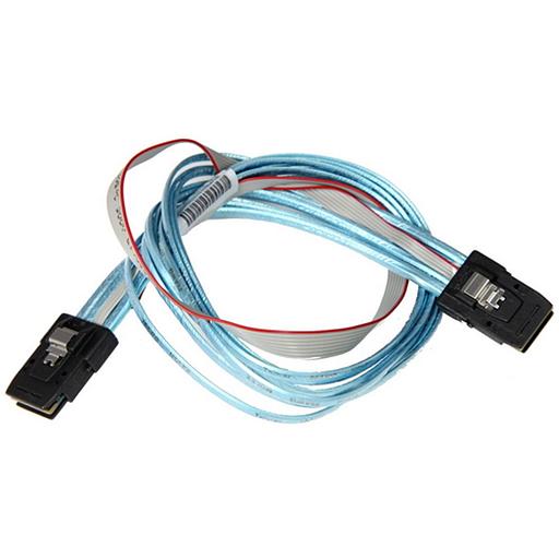 Кабель SuperMicro CBL-0108L-02 79576-2134,SFF-8087 - SFF-8087, 39CM IPASS TO IPASS, PB FREE фото 1