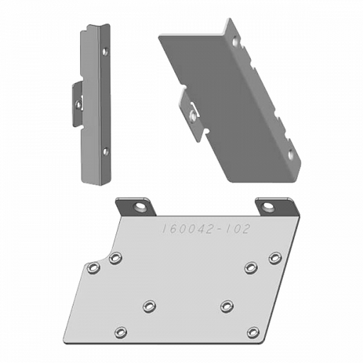 Рамка для БП Chenbro Рамка Chenbro 84H323610-058 Рамка крепления блока питания FSP550-50ERS в корпус RM236xx фото 1