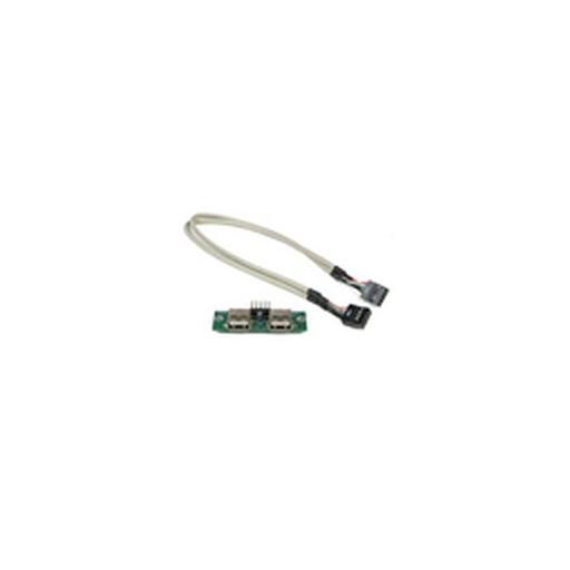 Аксессуары Chenbro 80H02342301A0 AS'Y PCB,USB 3.0 REV.A0,RM42300e07,DUAL PORTS W/CABLE 750MM {60} фото 1