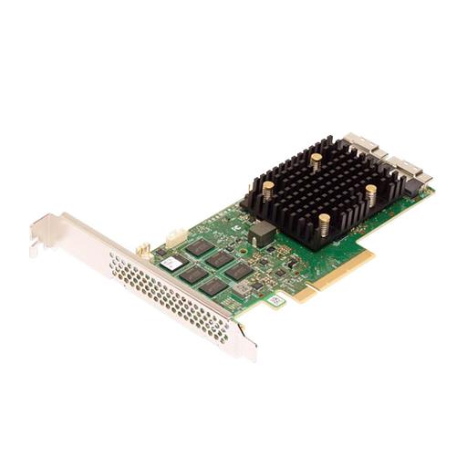 HBA-адаптер Broadcom SAS 9500-16i SGL (05-50077-02) PCIe v4 x8 LP, Tri-Mode SAS/SATA/NVMe 12G HBA, 16port(2*int SFF8654), 3816 IOC, RTL {5} (007493) фото 1