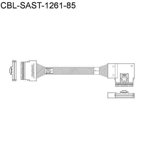 Кабель SuperMicro CBL-KIT-220U-TNR-22N Cable Kit with 11 NVMe cables for X12 Ultra 220U-TNR фото 1