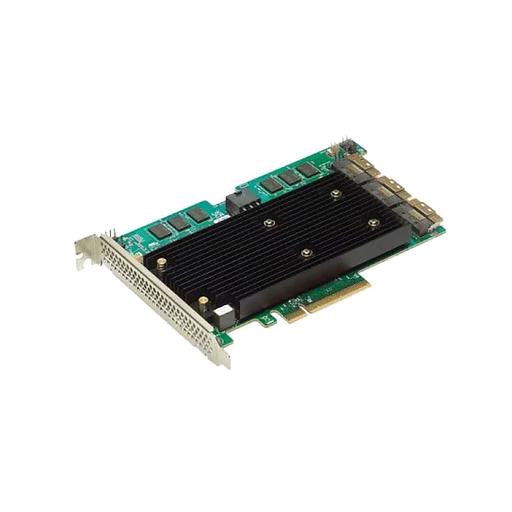 RAID-контроллер Broadcom MegaRAID 9670-24i SGL (05-50123-00), PCIe 4.0 LP, 24G SAS/SATA/NVMe, RAID 0,1,5,6,10,50,60, 24port(3x8 SFF-8654), 8GB Cache, SAS4124 ROC, RTL фото 1
