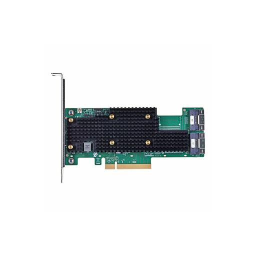 HBA-адаптер Broadcom 9600-16i SGL (05-50111-00) PCIe v4 x8 LP, Tri-Mode SAS/SATA/NVMe 24G HBA, 16port (2*int SFF8654), SAS4016 IOC, RTL фото 1
