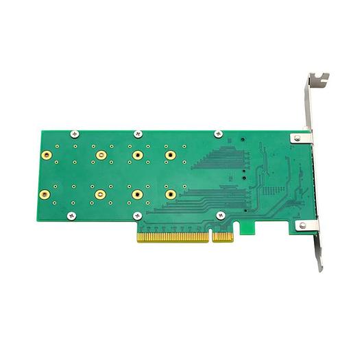 Плата интерфейсная ACD ANM02PE08 PCIe x4 - to- 2x M.2 SATA card фото 2