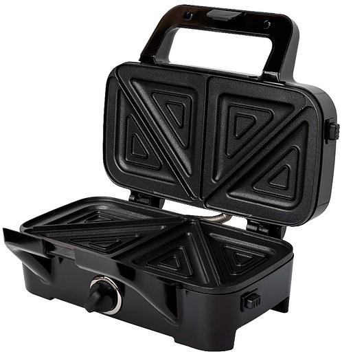 Вафельница Kitfort КТ-1674 1200Вт черный/серебристый фото 3