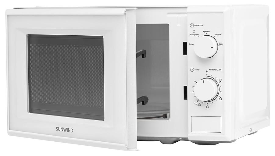 Микроволновая Печь SunWind SUN-MW051 20л. 700Вт белый фото 6