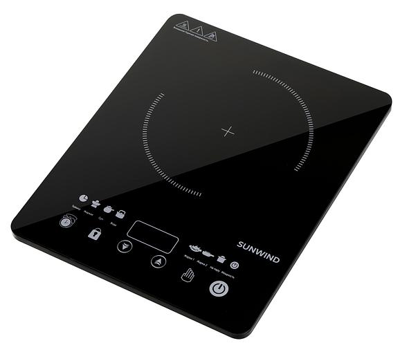 Плита Индукционная SunWind SCI-0502 черный стеклокерамика (настольная) фото 2