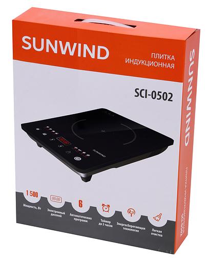 Плита Индукционная SunWind SCI-0502 черный стеклокерамика (настольная) фото 8