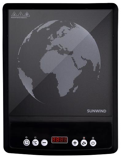 Плита Индукционная SunWind SCI-0501 черный стеклокерамика (настольная) фото 1