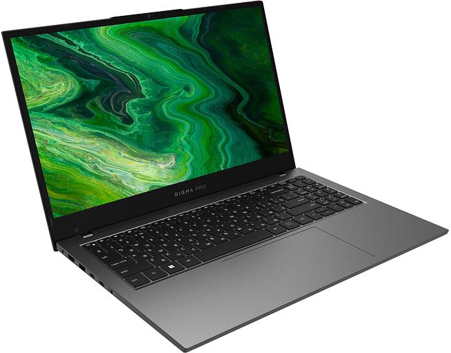 Ноутбук Digma Pro Fortis Core i3 1005G1 8Gb SSD512Gb Intel UHD Graphics 15.6" IPS FHD (1920x1080) Windows 11 Professional grey WiFi BT Cam 4250mAh (DN15P3-8DXW03) фото 2