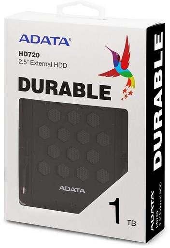 Жесткий диск A-Data USB 3.0 1Tb AHD720-1TU31-CBK HD720 DashDrive Durable (5400rpm) 2.5" черный фото 4