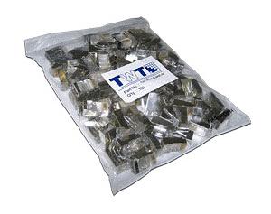 Коннектор медный Lanmaster (TWT-PL45/S-8P8C) RJ45 кат.5e серебристый фото 2