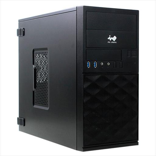 Корпус Mini Tower InWin EFS052 Black 600W PM-600ATX U3*2 +A(HD)+ front fan holder+ Screwless mATX (6195504) фото 1