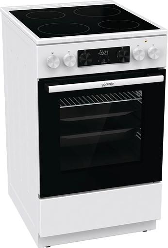 Плита Электрическая Gorenje GEC5C42WG белый стеклокерамика (без крышки) фото 2