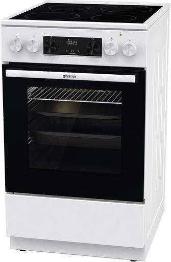 Плита Электрическая Gorenje GEC5C42WG белый стеклокерамика (без крышки) фото 3