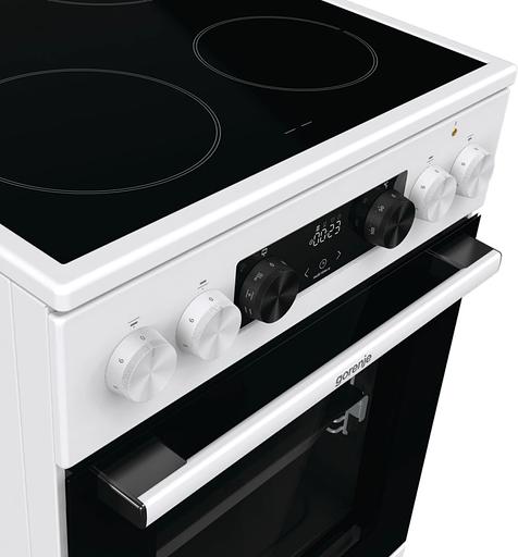 Плита Электрическая Gorenje GEC5C42WG белый стеклокерамика (без крышки) фото 8