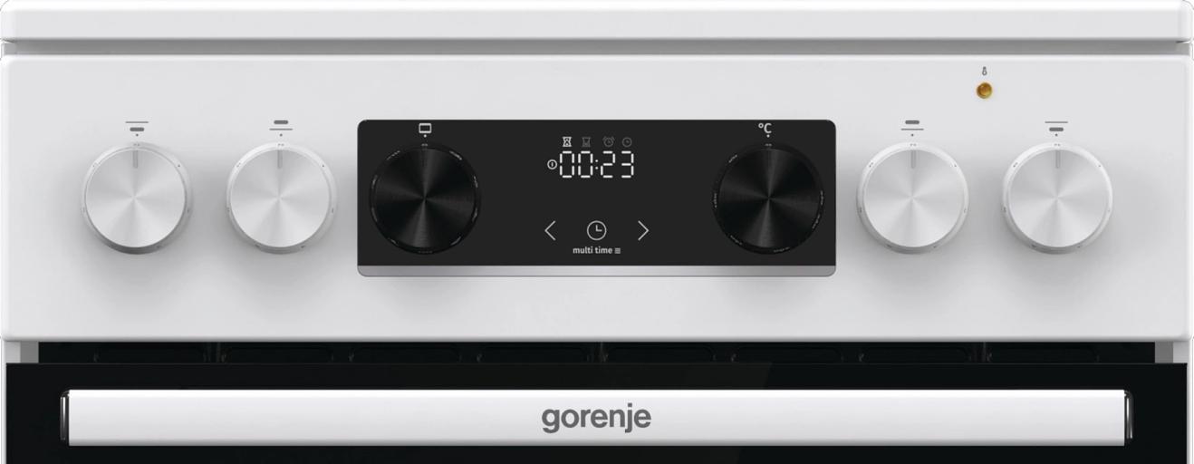 Плита Электрическая Gorenje GEC5C42WG белый стеклокерамика (без крышки) фото 10