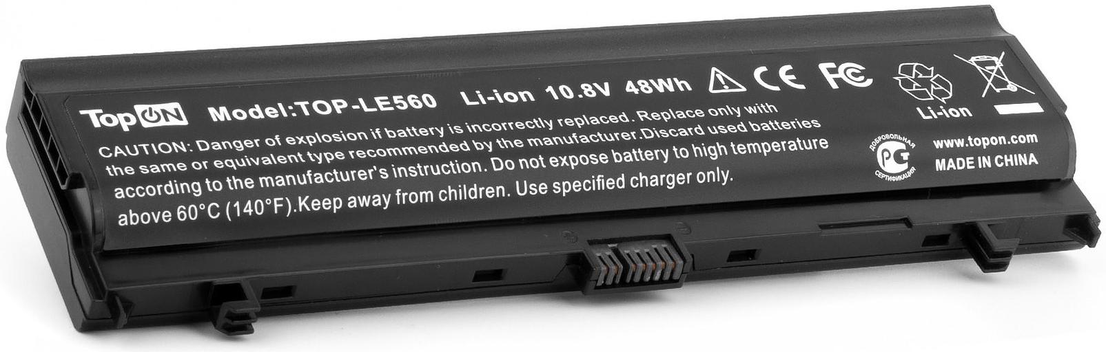 Батарея для ноутбука TopON TOP-LE560 10.8V 4400mAh литиево-ионная (103381) фото 1