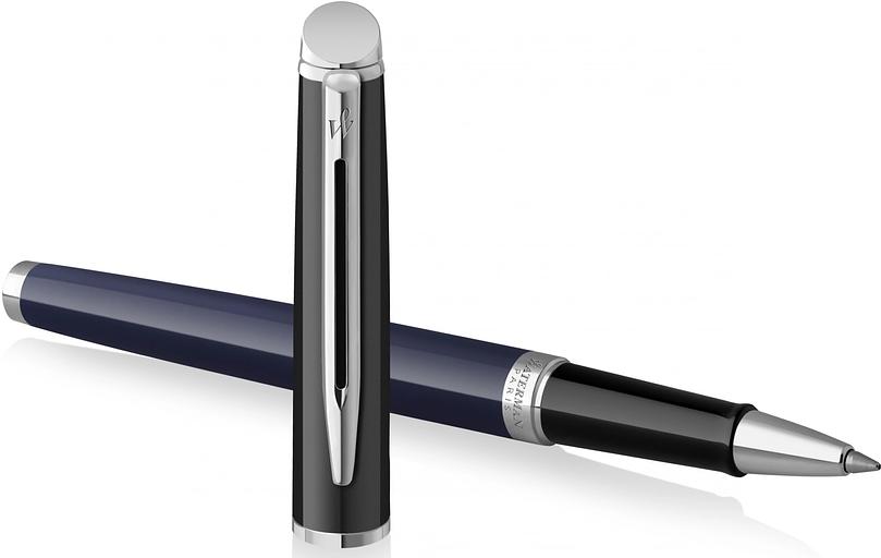 Ручка роллер Waterman Hemisphere Colour Blocking (2202849) черн/синий F черн. черн. подар.кор. фото 1
