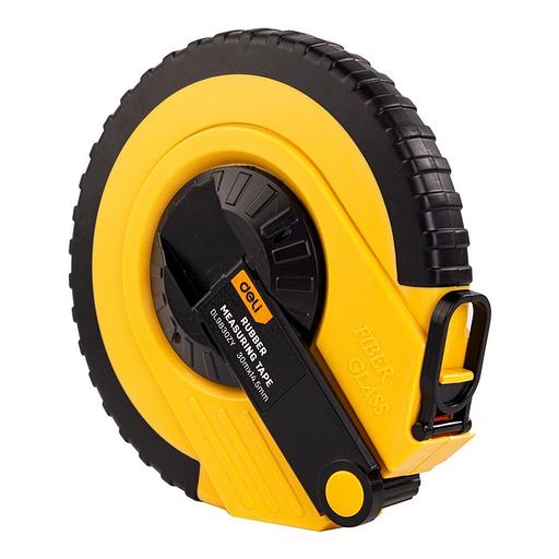Измерительный и разметочный инструмент Deli Мерная лента Deli DL9830ZY 30м x 14.5мм, ударопрочный корпус, полотно из стекловолокна и ПВХ фото 7