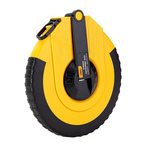 Измерительный и разметочный инструмент Deli Мерная лента Deli DL9850ZY 50м x 14.5мм, ударопрочный корпус, полотно из стекловолокна и ПВХ фото 1