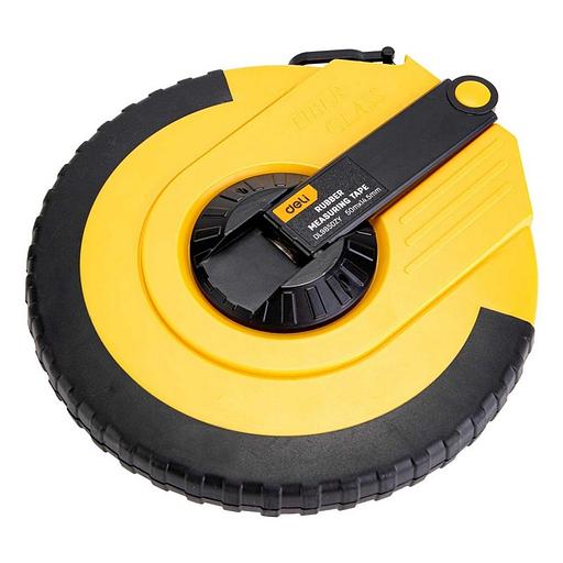 Измерительный и разметочный инструмент Deli Мерная лента Deli DL9850ZY 50м x 14.5мм, ударопрочный корпус, полотно из стекловолокна и ПВХ фото 4