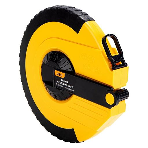 Измерительный и разметочный инструмент Deli Мерная лента Deli DL9850ZY 50м x 14.5мм, ударопрочный корпус, полотно из стекловолокна и ПВХ фото 5