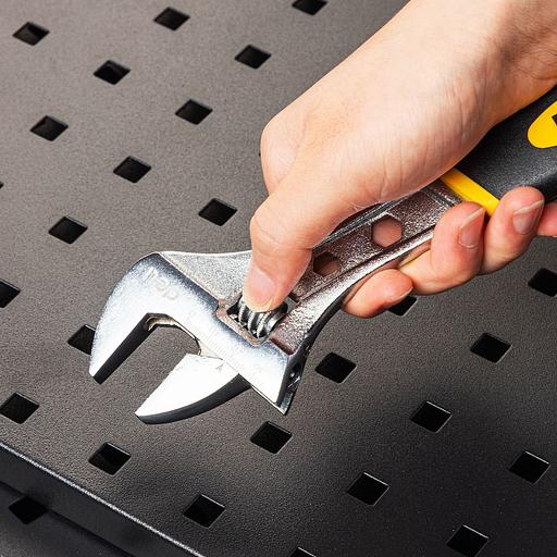 Ключи Deli Разводной ключ Deli DL30108 200мм, обрезиненная ручка, диапазон захвата 0-28мм фото 9