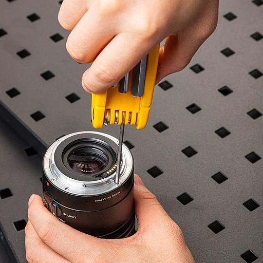 Ключи Deli Набор складных шестигранных ключей Deli DL230308 размеры 1,5, 2, 2,5, 3, 4, 5, 6, 8 мм, пластиковый держатель фото 5