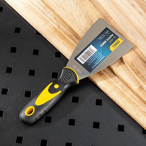 Отделочный инструмент Deli Шпатель Deli DL-HD3 210*75мм, нержавеющая сталь фото 5