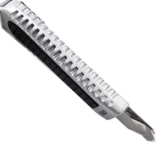 Нож Deli Универсальный нож Deli DL4255 18мм 18мм, лезвие SK2, алюминиевый корпус, длина 155мм фото 3