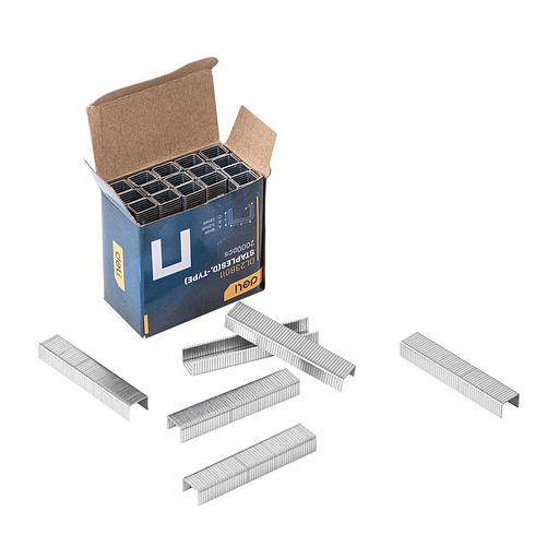 Степлеры, пистолеты, заклепочники Deli Набор скоб для степлера (Тип D) Deli DL238011 (8 х 11,2 х 1,2мм * 2000 шт) фото 1