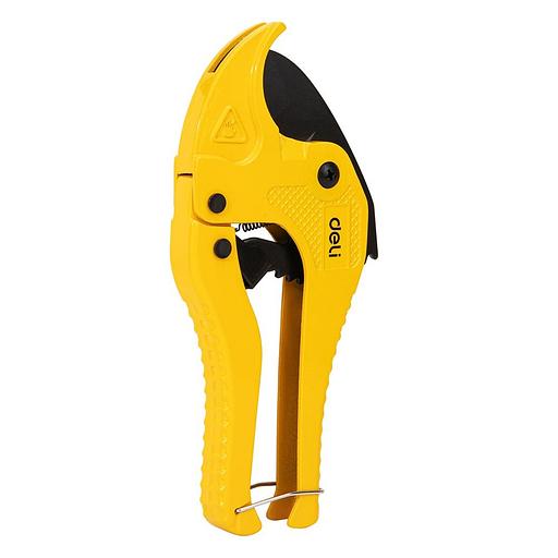 Труборез Deli Труборез для пластиковых труб с храповым механизмом Deli DL350042 диаметр реза до 42мм, лезвия из нержавеющей стали с тефлоновым покрытием, аллюминиевый корпус фото 5