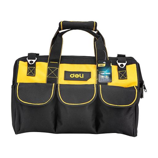 Ящики, сумки для инструментов Deli Сумка для инструментов Deli DL430116 360 x 180 x 250мм, 14 карманов, плечевой ремень, ткань Оксфорд фото 1