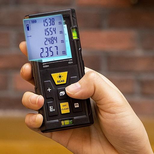 Измерительный и разметочный инструмент Deli Лазерный дальномер Deli DL4169 Диапазон измерения 0,05;60м, точность измерения ±3мм фото 4