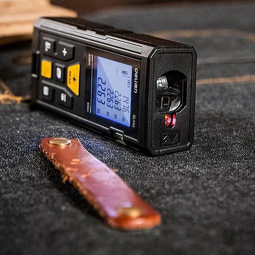 Измерительный и разметочный инструмент Deli Лазерный дальномер Deli DL4169 Диапазон измерения 0,05;60м, точность измерения ±3мм фото 5