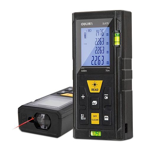 Измерительный и разметочный инструмент Deli Лазерный дальномер Deli DL4170 Диапазон измерения 0,05;80м, точность измерения ±3мм фото 1