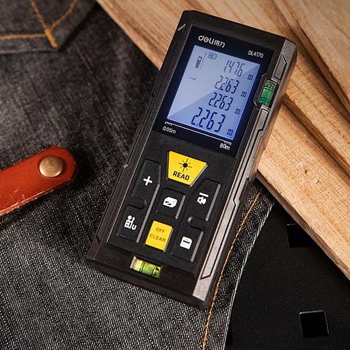Измерительный и разметочный инструмент Deli Лазерный дальномер Deli DL4171 Диапазон измерения 0,05;100м, точность измерения ±3мм фото 3