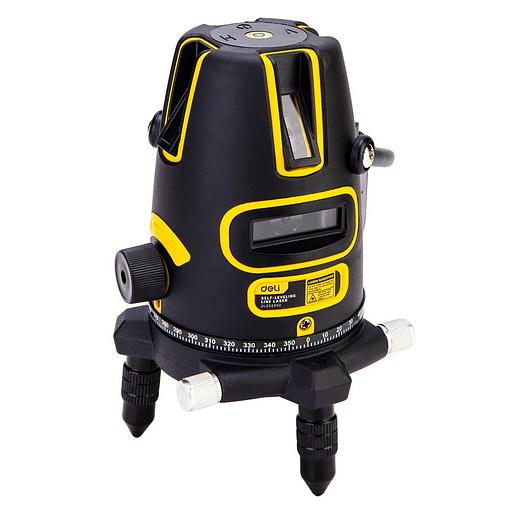 Измерительный и разметочный инструмент Deli Лазерный уровень Deli DL332302 2 луча(зеленый цвет), точность +/-1,5мм/7м, угол самовыравнивания 3°, 1АКБ 2,4 А*ч+ЗУ, время работы до 8 часов, кейс фото 1