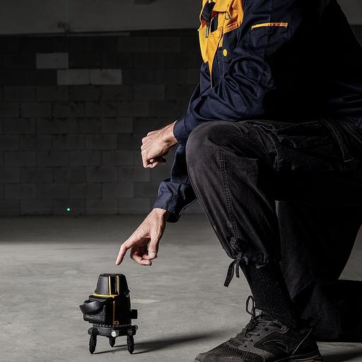 Измерительный и разметочный инструмент Deli Лазерный уровень Deli DL332305 5 лучей(зеленый цвет), точность +/-1,5мм/7м, угол самовыравнивания 3°, 2АКБ 4 А*ч+ЗУ, время работы до 4 часов, кейс фото 7