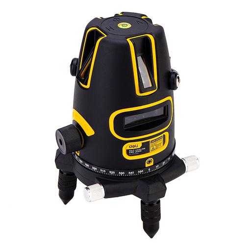 Измерительный и разметочный инструмент Deli Лазерный уровень Deli DL332305 5 лучей(зеленый цвет), точность +/-1,5мм/7м, угол самовыравнивания 3°, 2АКБ 4 А*ч+ЗУ, время работы до 4 часов, кейс фото 9