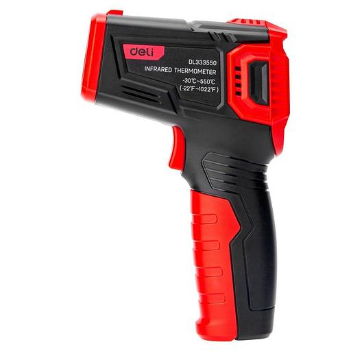 Инфракрасный пирометр (термометр) с цветным дисплеем Deli DL333550 -40…600°C фото 1