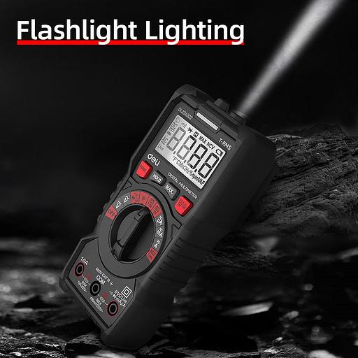 Измерительный и разметочный инструмент Deli Многофункциональный цифровой мультиметр Deli DL334302 напряж. 0,2-600В, AC/DC, ЖК-дисплей фото 10