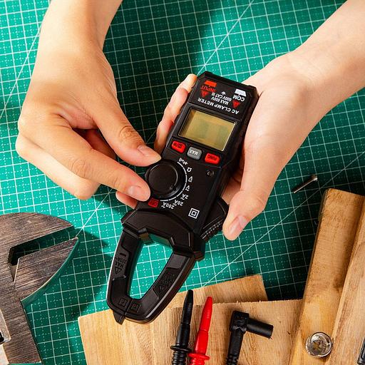 Измерительный и разметочный инструмент Deli Токоизмерительные клещи цифровые Deli DL334201 фото 3