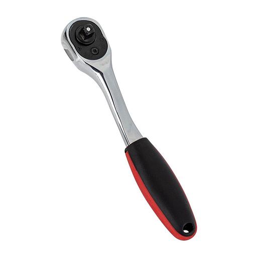 Ключ-трещотка Deli DL2324 1/4 длина 155мм, 72 зуба, шестерня Cr-Mo, быстросъемная фото 1