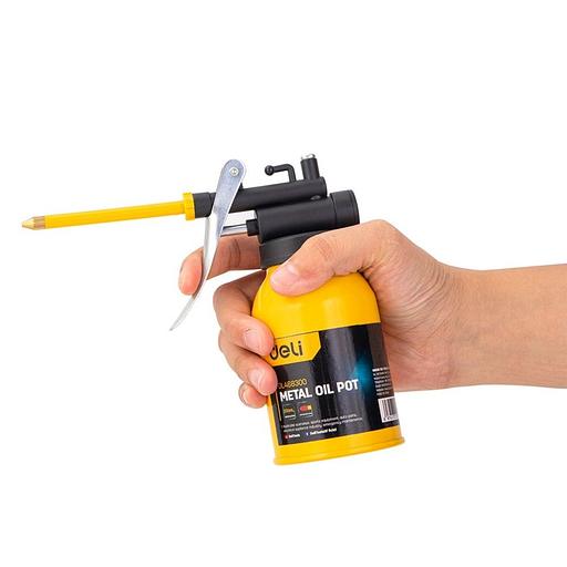 Заправочно-смазочный инструмент Deli Маслёнка стальная Deli DL468300 220мл фото 5