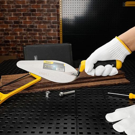 Отделочный инструмент Deli Кельма (мастерок) Deli DL509208 длина рабочей части 200мм, форма «капля» фото 5