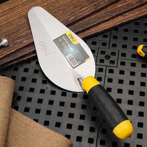 Отделочный инструмент Deli Кельма (мастерок) Deli DL509208 длина рабочей части 200мм, форма «капля» фото 7