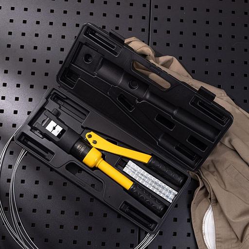 Инструмент обжимной Deli Ручной пресс (кримпер) гидравлический Deli DL-YQ120 фото 8